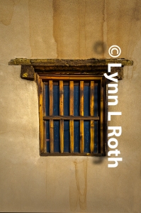Aged Window in the desert