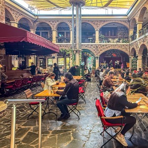 Shaded Courtyard for Tea & snacks-Izmir